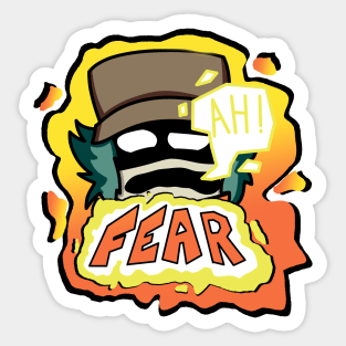 Fnf Garcello mod character graffiti fear Sticker